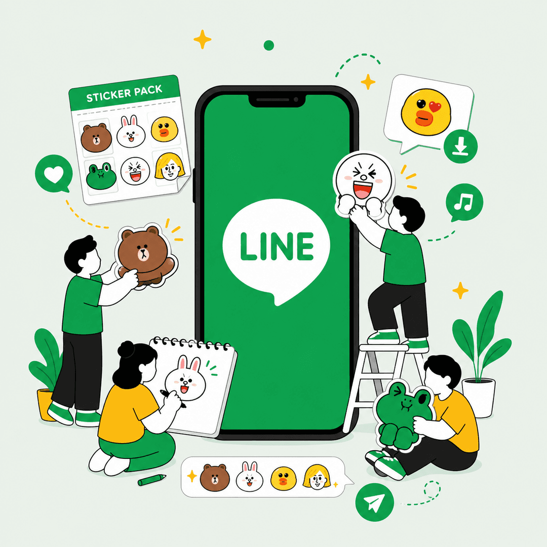 LINE 企業贊助貼圖
